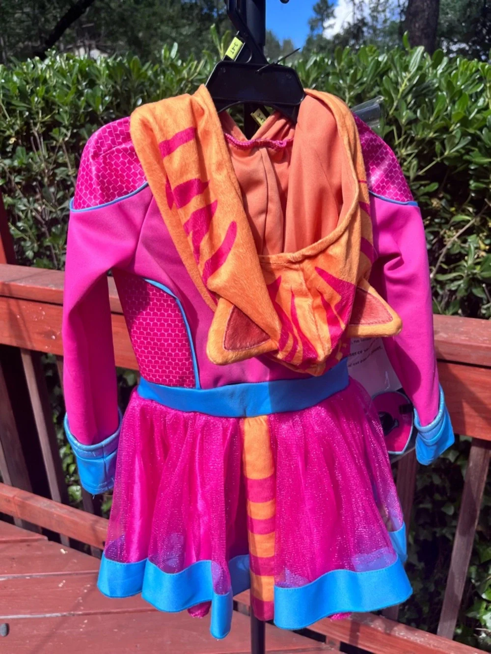 Ginny Toddler Pink Hooded Dress Costume - Picture 3 of 4